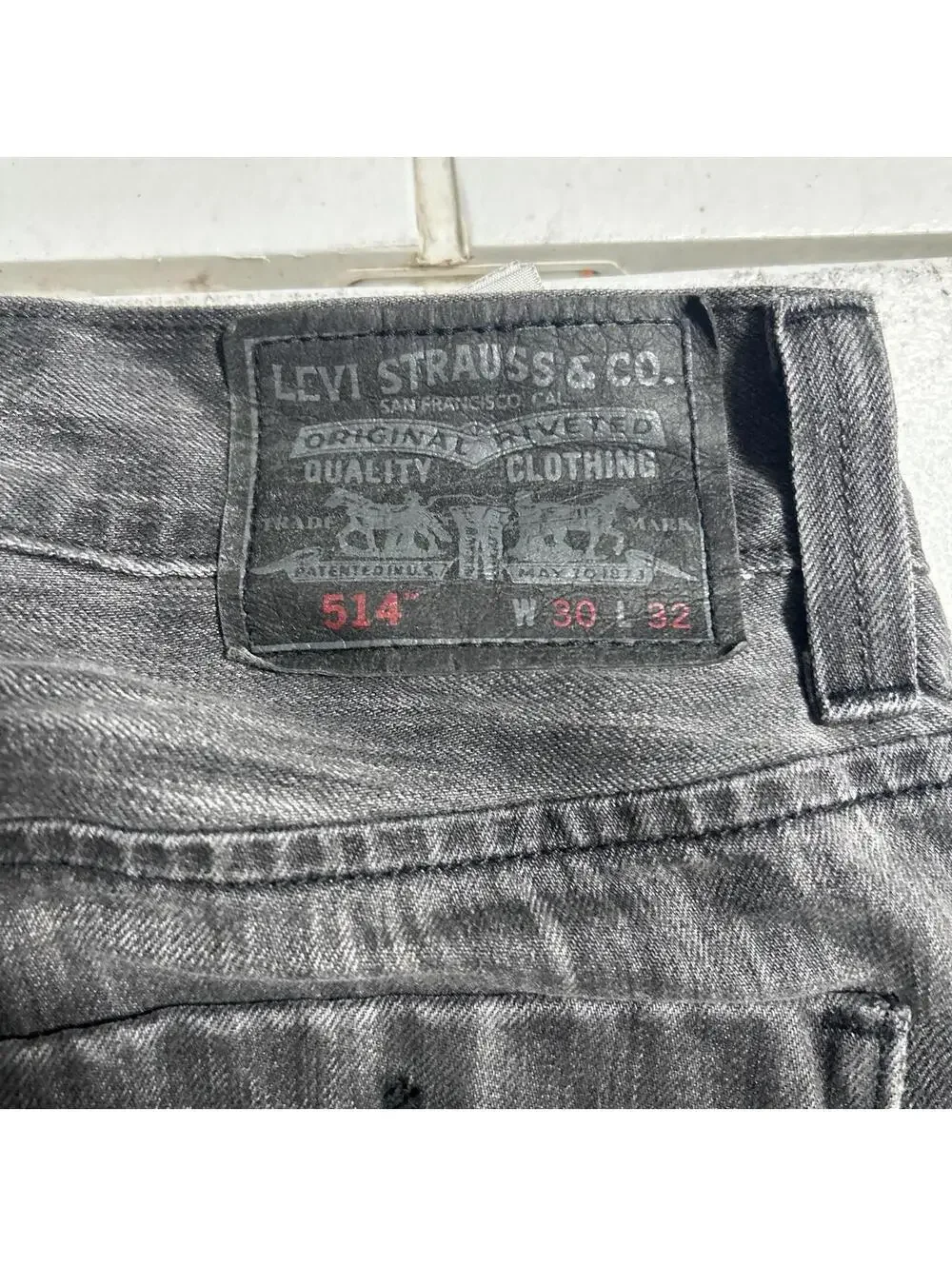 Levi's Engineered Style Grey Twisted Seam Straight Boot Y2k jeans